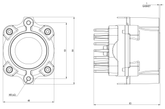 B&C DH350H Driver a Compressione 1"