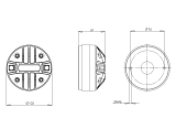 B&C DE160 Driver a Compressione 1"
