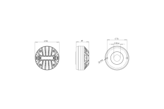 B&C DE550TN Driver a Compressione 1"