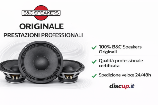 B&C Speakers 12HPL64 - Woofer 12” - 8 Ohm – Terminali Faston