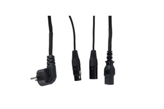 DAP FP08 - Schuko / XLR F - IEC / XLR M - Audio / Power
