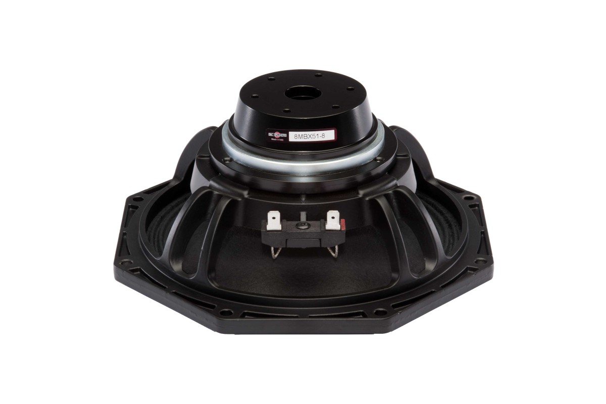 B&C 8MBX51 Midbass 8" 8/16 Ohm – Terminali Faston