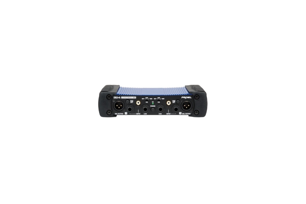 PROEL DB2A DI Box Attiva 2 Canali Stereo