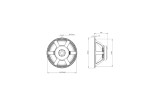 B&C Speakers 18TBX100 – Subwoofer 18" – 4 Ohm – Terminali Faston