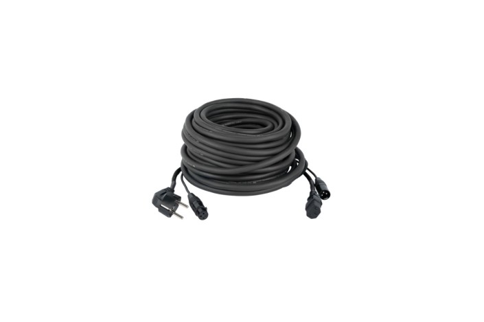 DAP Audio FP08 – Schuko/XLR F – IEC/XLR M – Audio/Power – 15 m