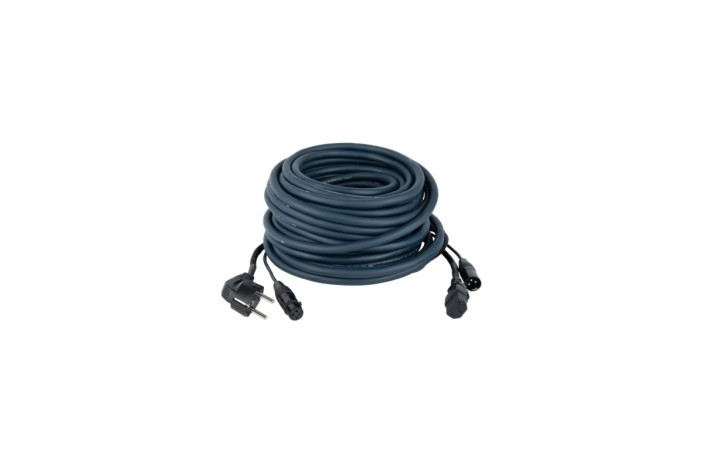 DAP Audio FP08 – Schuko/XLR F – IEC/XLR M – Audio/Power – 20 m