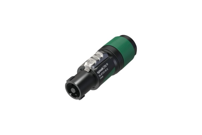 Neutrik NL4FXX-W-S – Connettore SpeakON 4 Poli Professionale per Cavi