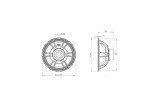 B&C Speakers 21DS115 – Subwoofer 21" – 8 Ohm – Terminali Faston