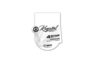 Adam Hall 4 STAR MMF 0150 KRYSTAL – Cavo Microfonico XLR Maschio a XLR Femmina – 1,5 m