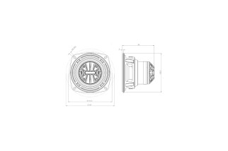 B&C Speakers 4CXN36 – Coassiale 4" – 16 Ohm – Terminali Faston