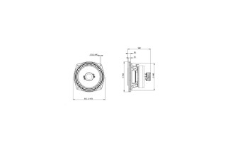 B&C Speakers 6FHX51 – Coassiale 6" – 8 Ohm – Terminali Faston
