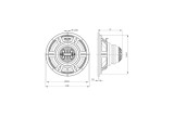 B&C Speakers 10CLX64 – Coassiale 10" – 8 Ohm – Terminali Faston