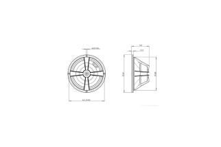 B&C Speakers 10HPL64 – Woofer 10" – 16 Ohm – Terminali Push Button
