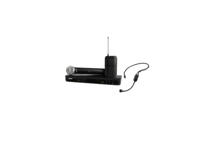Shure BLX1288E/P31-K14 – Sistema Wireless Combo con Microfono Palmare PG58 e Headset PGA31