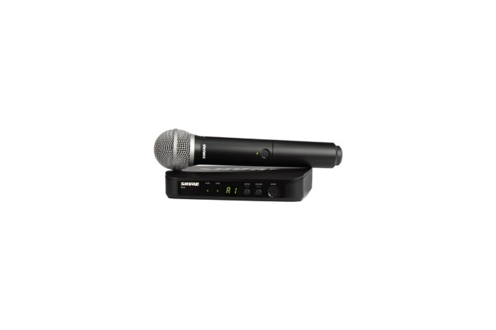 Shure BLX24E/PG58-H8E – Sistema Wireless UHF con Microfono Palmare PG58