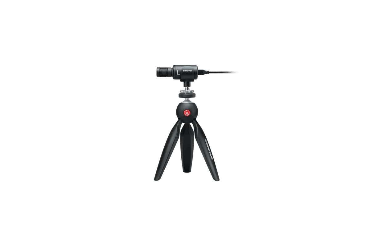Shure MV88+ Video Kit – Kit Microfono a Condensatore Stereo per Video e Smartphone