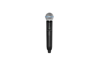Shure GLXD2+/B58 – Trasmettitore Palmare Wireless Digitale Dual Band con Capsula BETA 58A