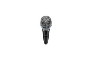 Shure GLXD2+/B87A – Trasmettitore Palmare Wireless Digitale Dual Band con Capsula BETA 87A