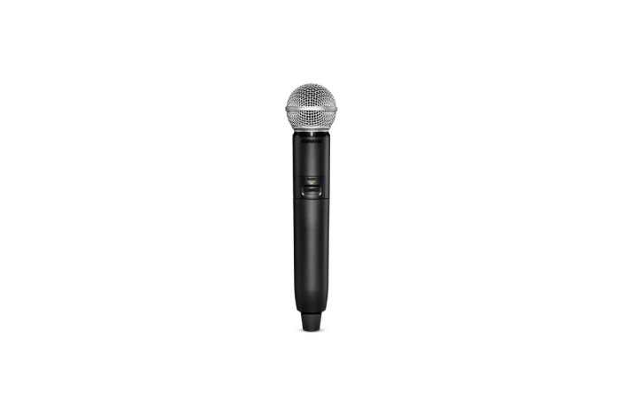 Shure GLXD2+/SM58 – Trasmettitore Palmare Wireless Digitale Dual Band con Capsula SM58