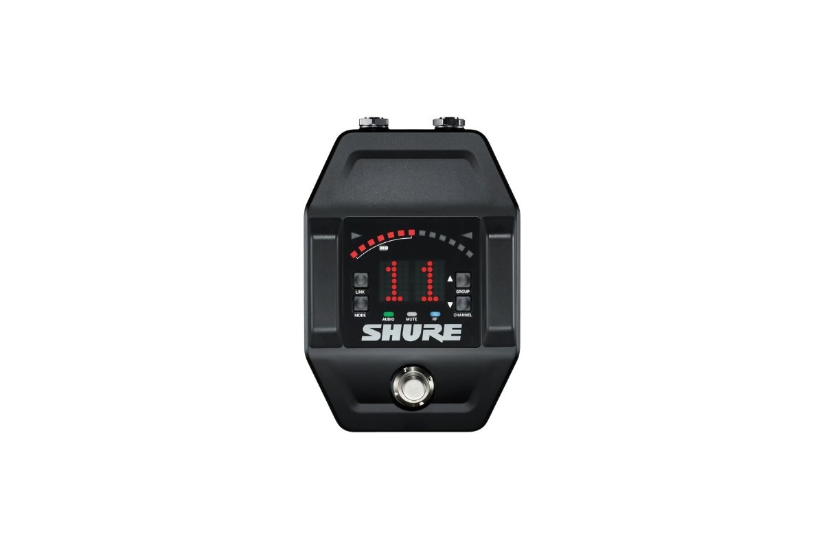 Shure GLXD6+ – Ricevitore Wireless Digitale Dual Band a Pedale