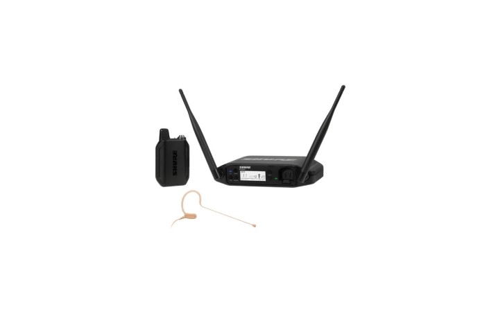 Shure GLXD14+/MX53 – Sistema Wireless Digitale Dual Band con Microfono Headset MX153