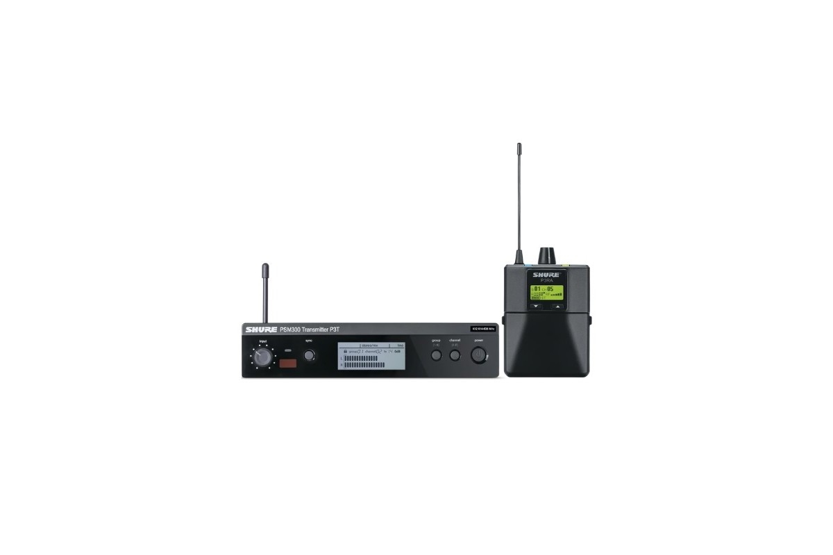 Shure P3TRA PSM 300 – Sistema Wireless Professionale In-Ear Monitor
