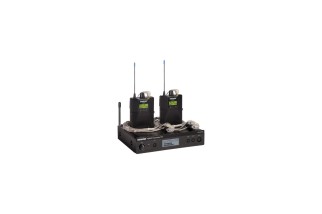 Shure P3TRA215TWP PSM 300 Twinpack Pro – Sistema Wireless In-Ear Monitor con 2 Ricevitori e Auricolari SE215