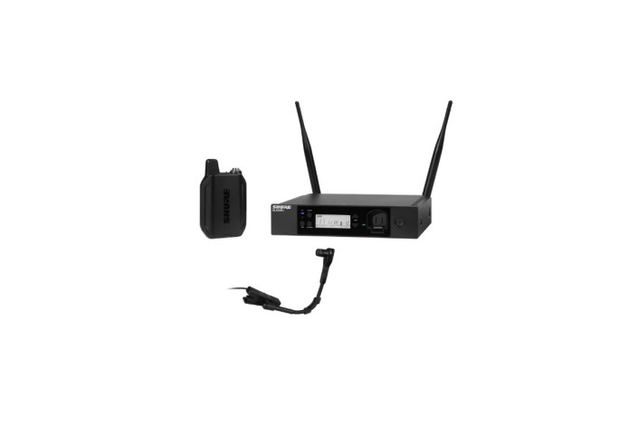 Shure GLXD14R+/B98 – Sistema Wireless Digitale Dual Band a Rack con Microfono BETA 98H/C