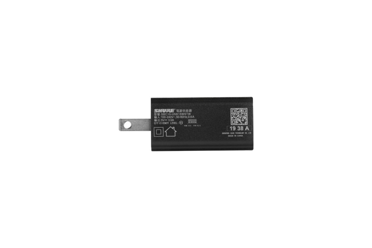 Shure SBC10-USBC – Caricabatteria da Parete USB-C