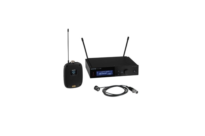 Shure SLXD14+/85M – Sistema Wireless Digitale Bodypack con Microfono Lavalier Cardioide WL185m