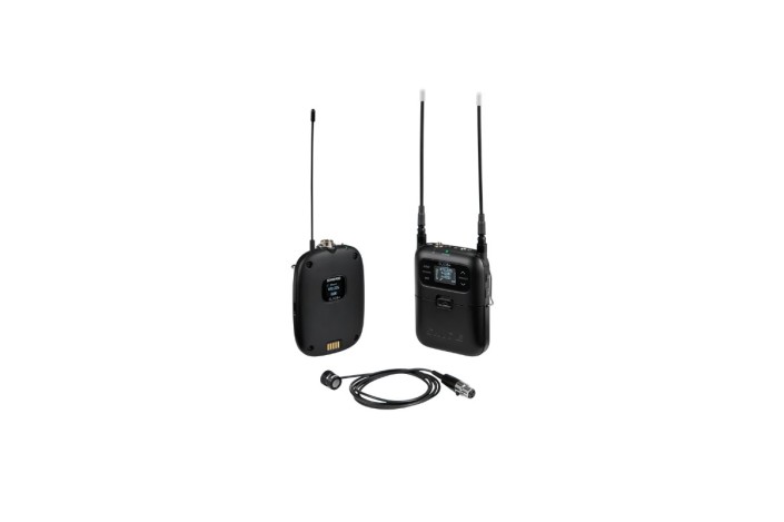 Shure SLXD15+/85M – Sistema Wireless Digitale Bodypack con Microfono Lavalier Cardioide WL185m