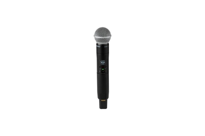 Shure SLXD2+/58 – Trasmettitore Palmare Wireless Digitale con Capsula SM58