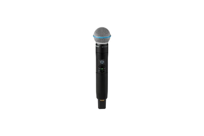 Shure SLXD2+/B58 – Trasmettitore Palmare Wireless Digitale con Capsula BETA 58A