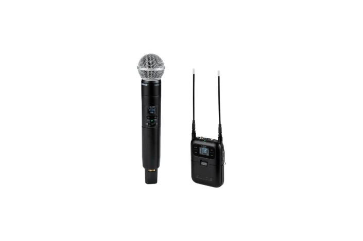 Shure SLXD25+/58 – Sistema Wireless Digitale Portatile con Microfono Palmare SM58