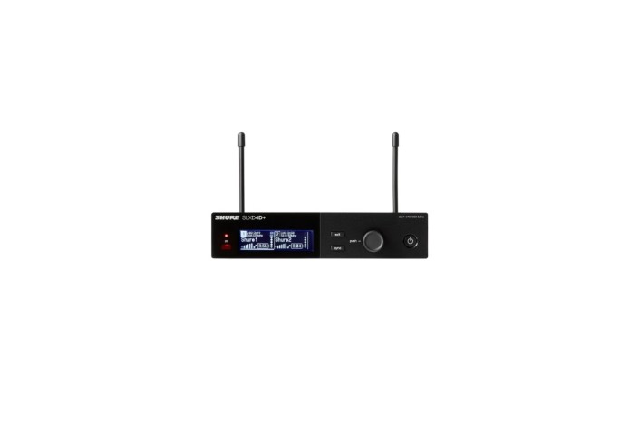 Shure SLXD4D+ – Ricevitore Wireless Digitale a Doppio Canale