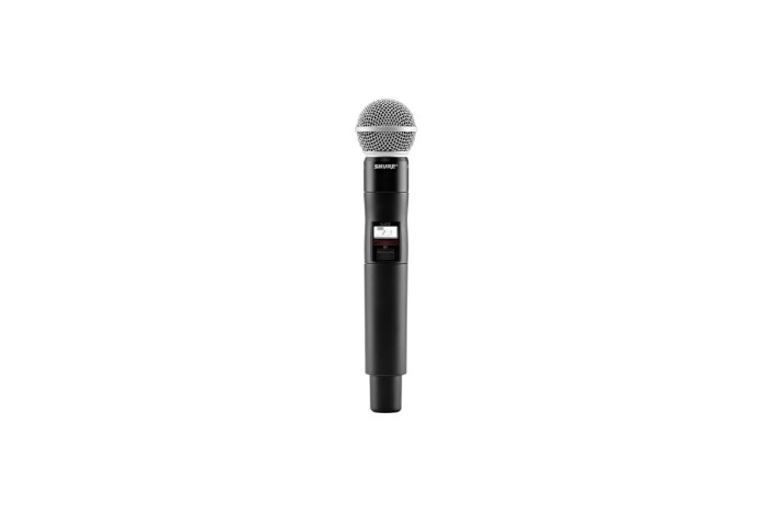 Shure QLXD2/SM58 – Trasmettitore Palmare Wireless Digitale con Capsula SM58