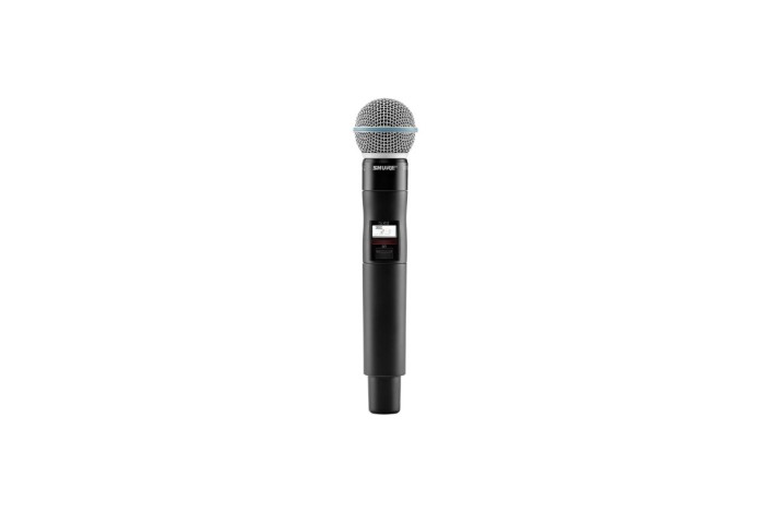 Shure QLXD2/B58A – Trasmettitore Palmare Wireless Digitale con Capsula BETA 58A