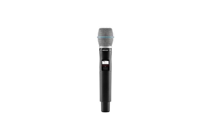 Shure QLXD2/B87A – Trasmettitore Palmare Wireless Digitale con Capsula BETA 87A