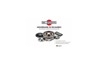 B&C Speakers MMD0128 – Membrana di Ricambio per Driver – 8 Ohm