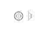 B&C Speakers 18PS76 – Subwoofer 18" – 8 Ohm – Terminali Faston