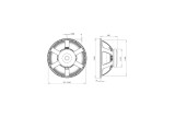 B&C Speakers 18RBX100 – Subwoofer 18" – 8 Ohm – Terminali Faston
