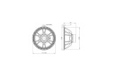 B&C Speakers 18DS100 – Subwoofer 18" – 4 Ohm – Terminali Faston