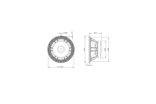 B&C Speakers 12FW76 - Woofer 12”- 8 Ohm – Terminali Faston