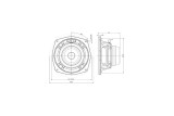 B&C Spekaers 5NDL38 - Woofer 5" - 8 Ohm – Terminali Faston