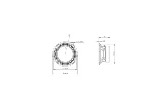 B&C Speakers 6PS38 - Woofer 6,5" - 8 Ohm – Terminali Faston