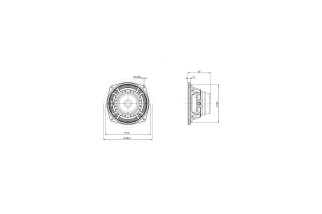 B&C Speakers 6MBX44 - Midbass 6,5" - 16 Ohm – Terminali Faston