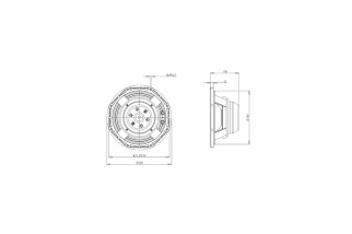 B&C Speakers 8NW51 - Woofer 8" - 8 Ohm - Terminali Faston