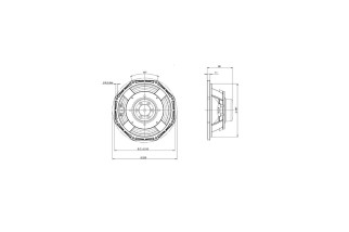 B&C Speakers 8NDL51 - Woofer 8" - 4 Ohm – Terminali Faston