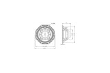 B&C Speakers 8MBX51 - Midbass 8" - 16 Ohm – Terminali Faston