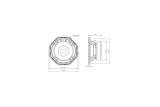 B&C Speakers 8FG64 - Subwoofer 8" - 16 Ohm – Terminali Faston